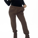 pantalone felpato con polsino cold